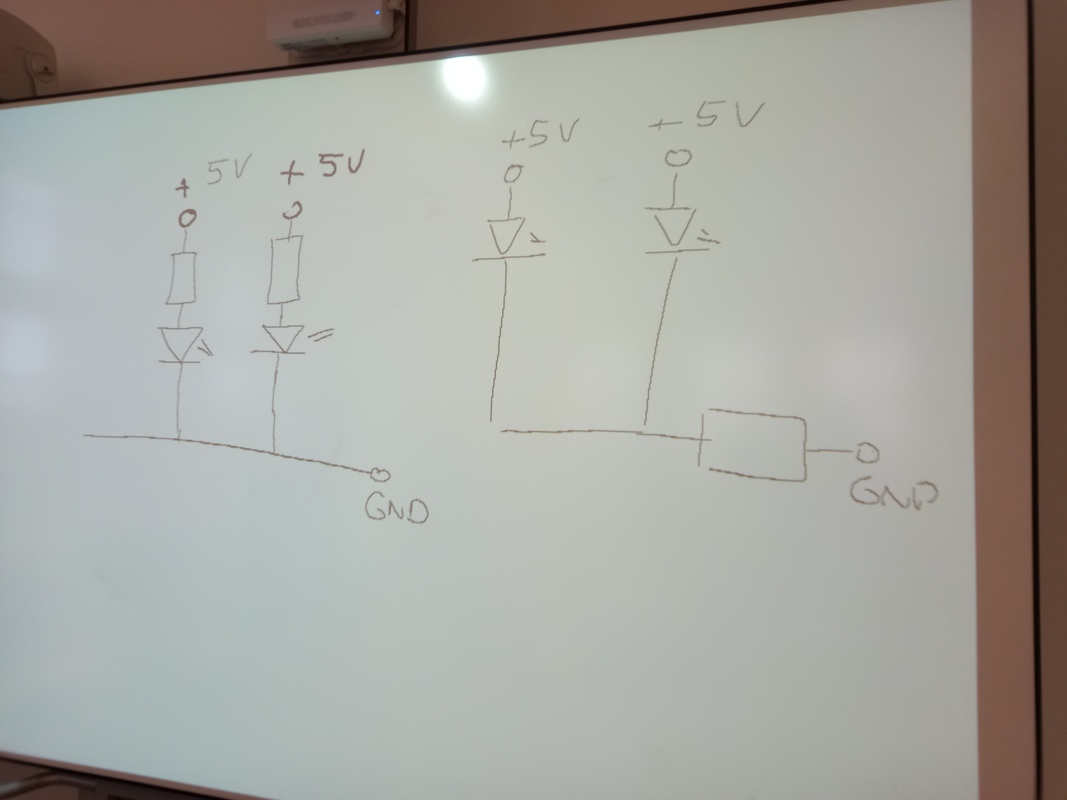 Schaltungsvarianten mit 2 LEDs