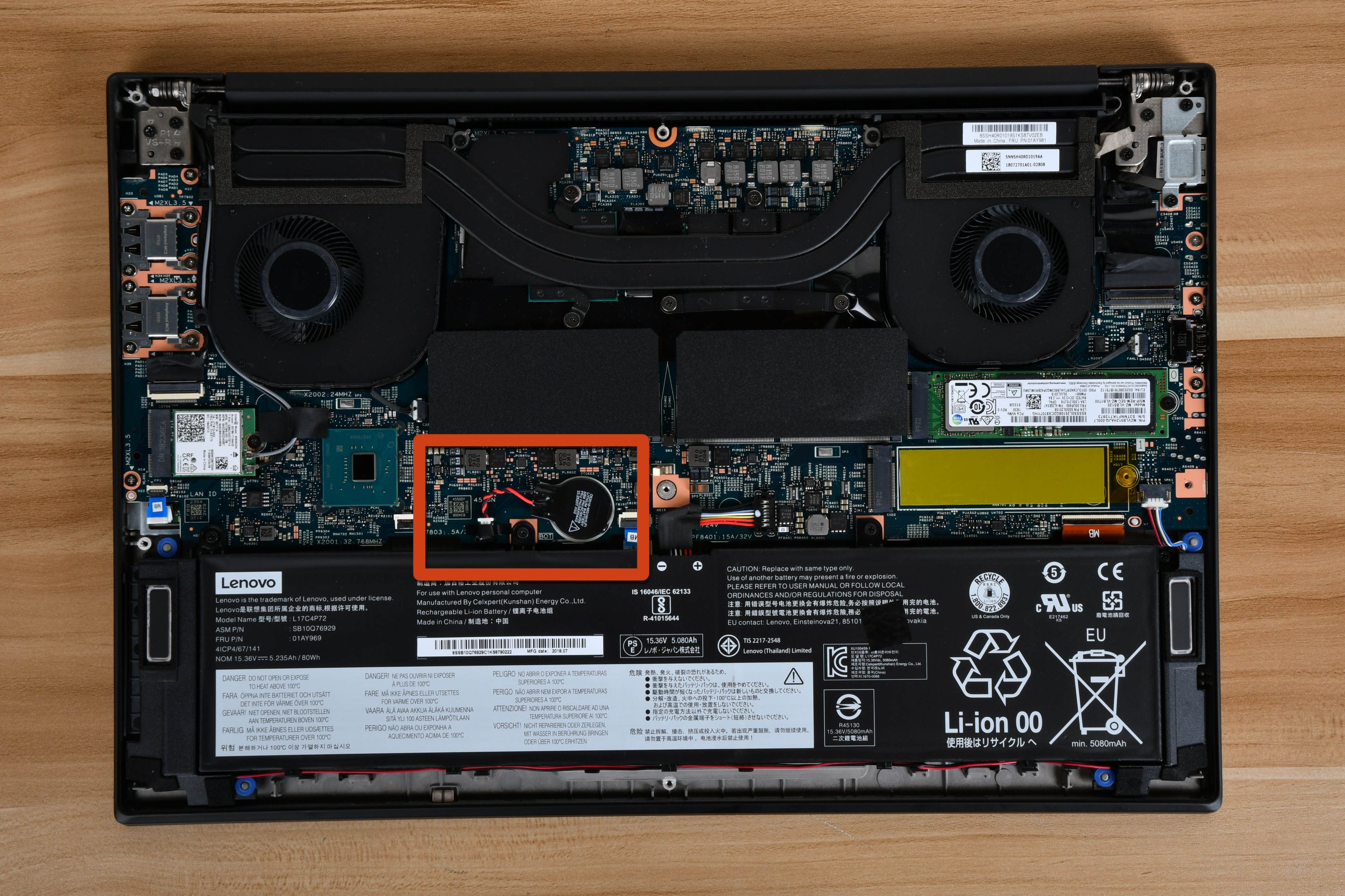 Lenovo X1 Extreme CMOS Battery